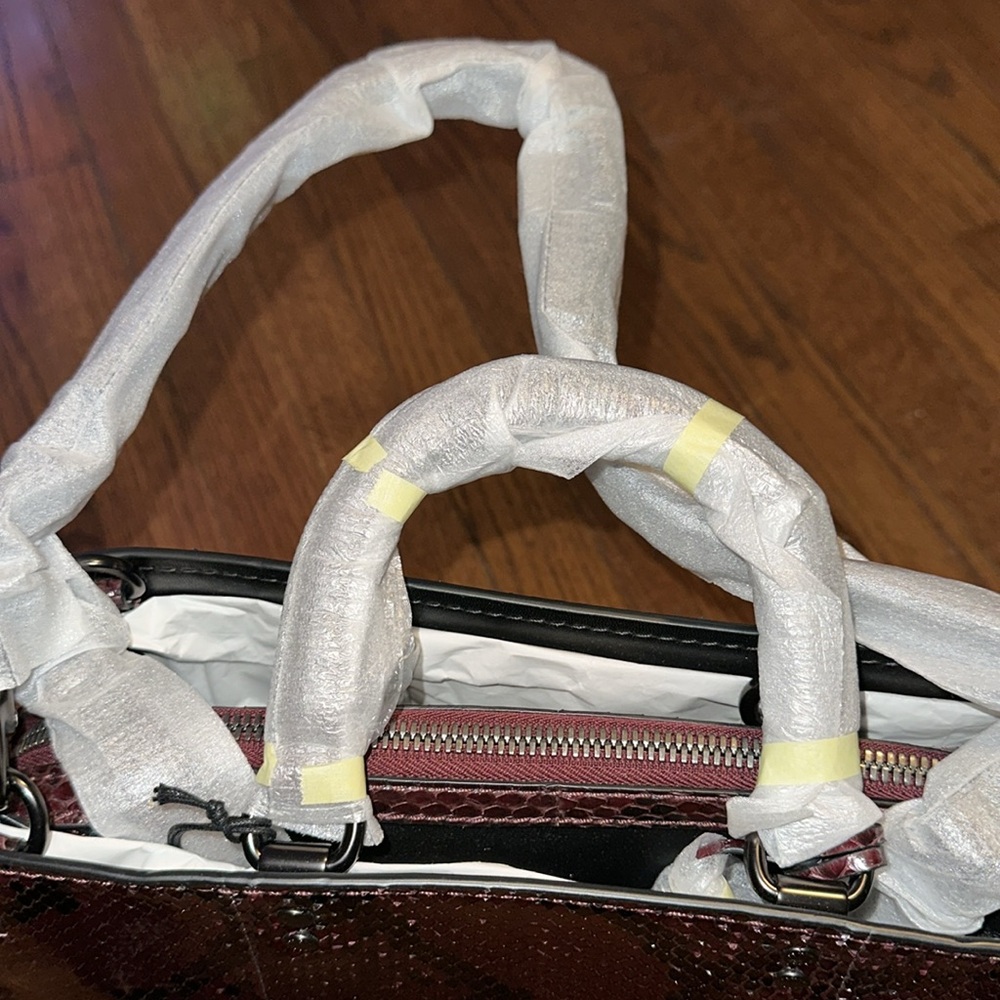 Rogue Bag In Snakeskin, Red, NWT - Picture 7 of 15